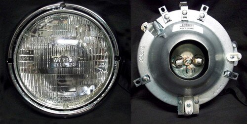 Utilimaster Large Round Open Back Assembly With H6024 Bulb & Bezel - by ATC