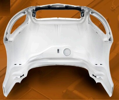 International LT 2018 & Up Hood with Cross Bar OEM Part 4036099C93