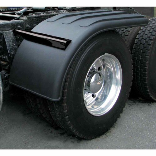 66" Poly Half Tandem Fenders Polypropylene (Poly) by TRUX