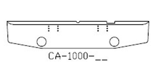 22 Taper Roll End Chrome Bumper Freightliner Cab Over Conv 92 Long Up To 1984 Ca 1000 32