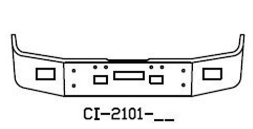 Freightliner FLD Bumper 1989 & Up 18