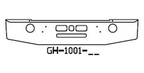 Gh1001 Part Mack RD Bumper 12